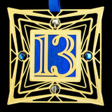 Lucky Number 13 Christmas Ornament