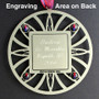 Breast Cancer Ornament Engraved on Back