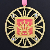 Pink Crown Ornament