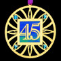 45th Anniversary Ornament