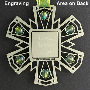Have end-of-season water polo ornaments engraved on back