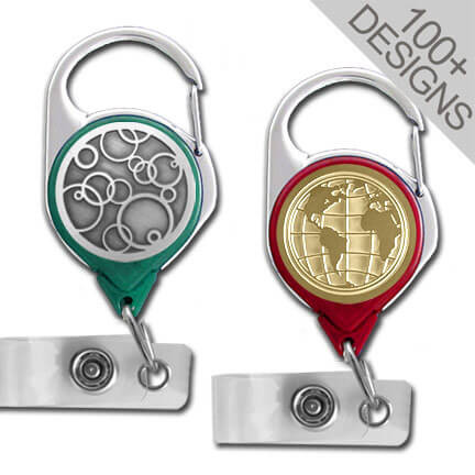 Colorful Carabiner ID Badge Holders in 100s of Cool Designs