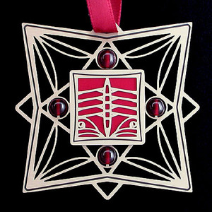 Red Rowing Crew Ornament