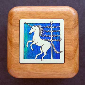 Unicorn Wooden Engagement Ring Boxes