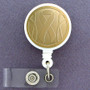Gold Ribbon ID Badge Holders