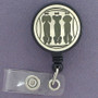 Three Dogs Retractable I.D. Card Badge Holders