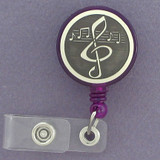 Clef Note Musician Name I.D. Badge Holders