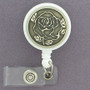 Rose Flower ID Badge Holders