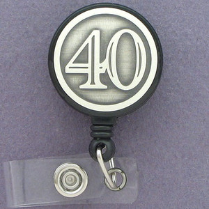 40th ID Badge Retractable Cord Reel