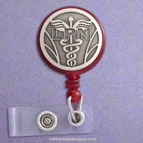 Fun Practical Nurse ID Badge Reel