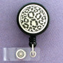 Leopard Spots Retractable Name ID Badge Holders