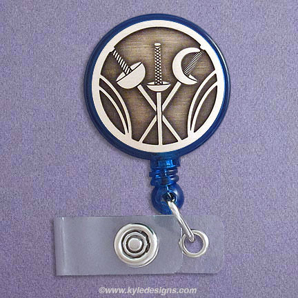 Police Officer Badge Reel, Police Retractable ID Holder