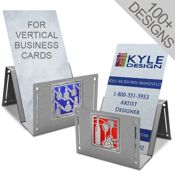 Vertical Business Card Holder Stands In 100s Of Unique Designs