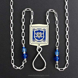 Police Badge Necklace or Eyeglass Holder Chain