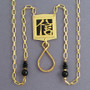 Faith Chinese Symbol Name Badge Necklace or Glasses Chain