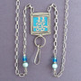 Chinese Double Happiness Badge Lanyard or Glasses Chain