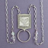 Diamond Design Beaded Badge Necklaces or Glasses Chains