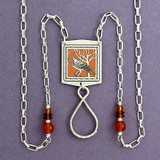 Raven Necklace Badge Holders or Eyeglasses Chains
