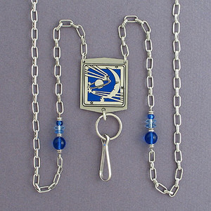 Celestial Beaded Necklace Holder or Eyeglasses Chain