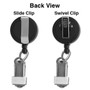 Back View - Choose Slide or Swivel Clip