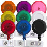 Color Retractable Name Badge Holder Reels