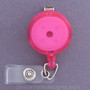 Hot Pink Retractable ID Name Badge Holders