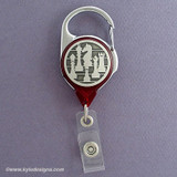 Checkmate Chess Badge Holders with Retractable Card Straps
