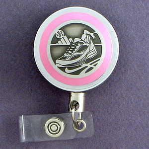 Pink Athletic Show Badge Reel