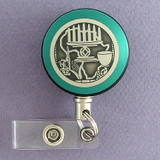 Green Kwanzaa Badge Reel