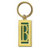 Monogram Letter B Keychain