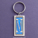 Monogram Letter M Keychain