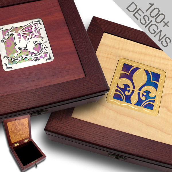 Monogrammed Mens Rosewood Jewelry Valet Box