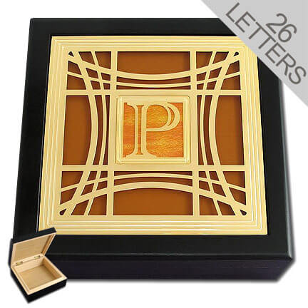 Gold Inlay Sign Letters - New Product! 