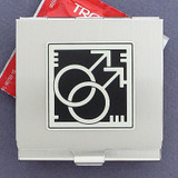 Gay Man Symbol Condom Case