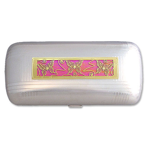 Butterflies Sunglass Case Personalized Engraving Included