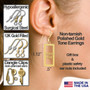 Personalized Gold Earring Dimensions