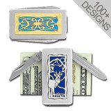 Unique Money Clip Pocket Knife in 100s of Customized Designs