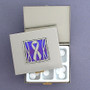 Purple Ribbon Large Pill Boxes for Alzheimer's Disease