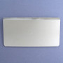 Front of Plain Metal Checkbook Cover