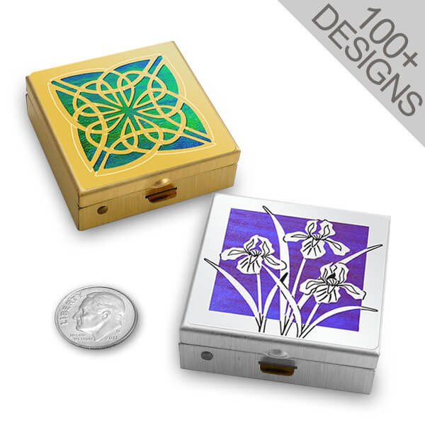 100+ Small 1.5'' Decorative Pill Boxes - Personalized