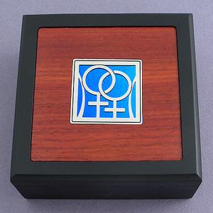 Lesbian Small Decorative Wooden Box