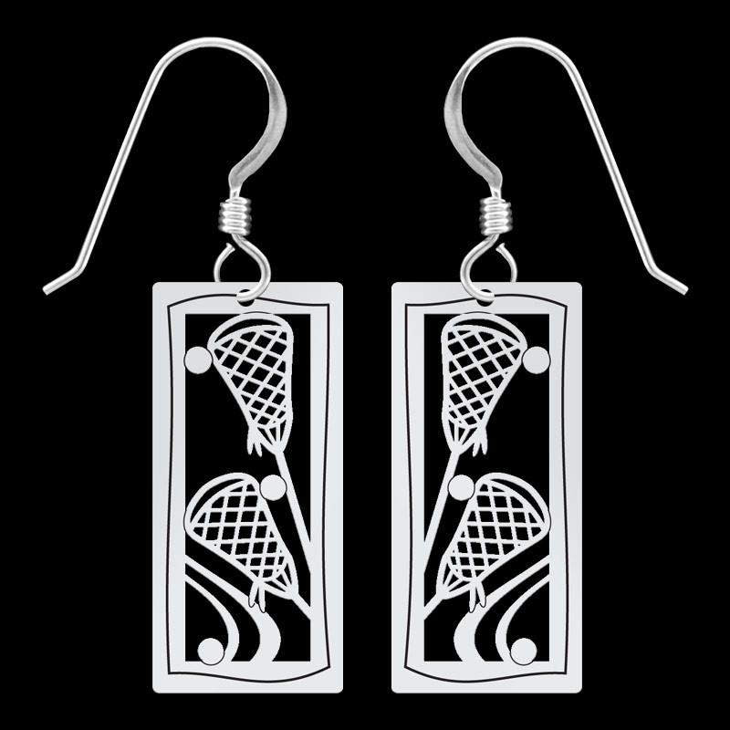 Lacrosse Earrings Kyle Design
