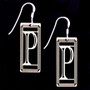 Monogram Letter P Earrings