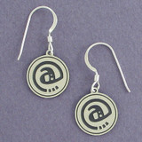 At Sign Earrings
