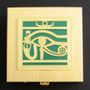 Egyptian Pill Box - Gold, Green