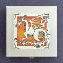 Dragon Pill Box - Silver, Rust Iridescent
