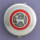 Chihuahuas Mirror Compacts - Round