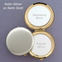 Round Metal Mirror Compacts