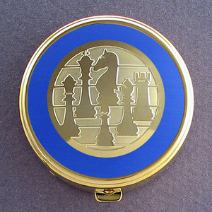 Chess Pill Case - Round