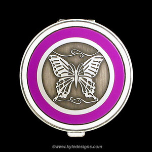 Butterfly Pill Case - Round